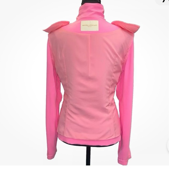AMANDA UPRICHARD Dovima Blazer “Shocking” Pink Women’s Medium NWOT’s - Picture 10 of 16